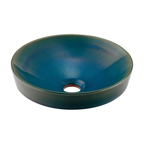 493−012−CB 丸型手洗器/孔雀