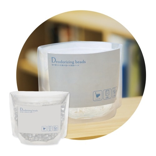 詰め替えの手間が省ける消臭ビーズ×15