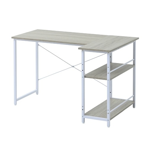 L字コーナーデスク ホワイト