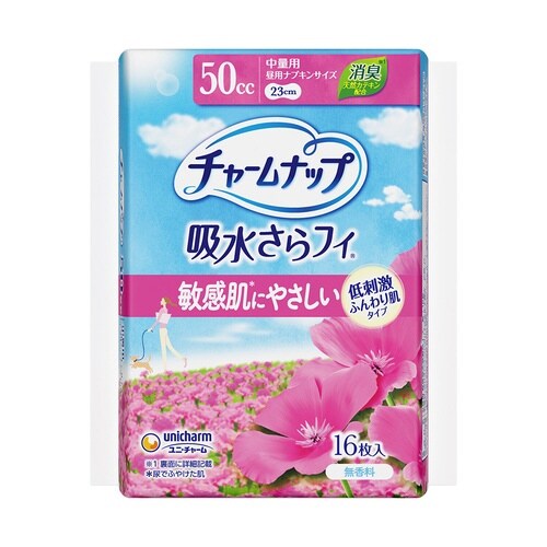 チャ−ムナップふんわり肌中量用16枚×27