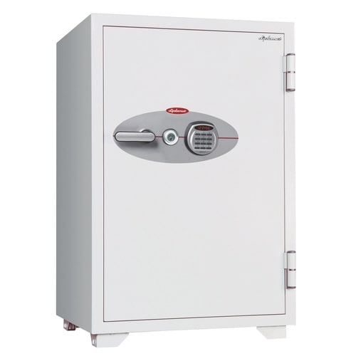 アラーム付2時間大型耐火金庫129L(段差4段まで