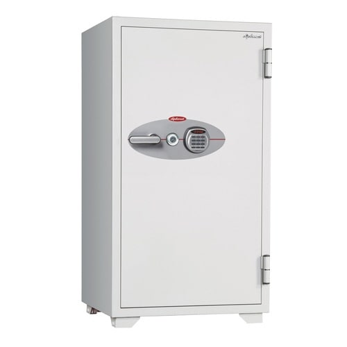 アラーム付2時間大型耐火金庫162L(段差4段まで