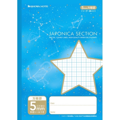 MSE−5B.5mm方眼+字/スター・青×20