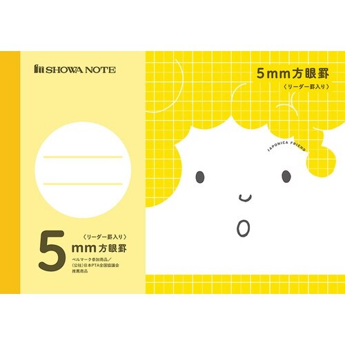BFS−5Y B6 5mm方眼罫 黄×30