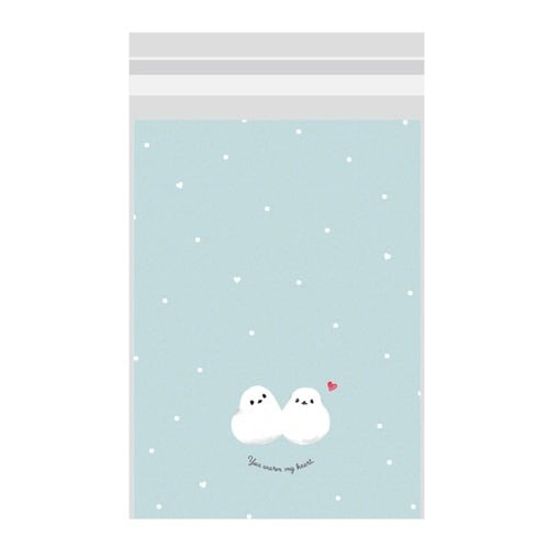 ノリ付クリアBAG シマエナガ 100 ×10