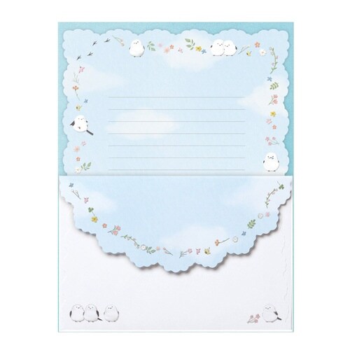 レター シマエナガ×10