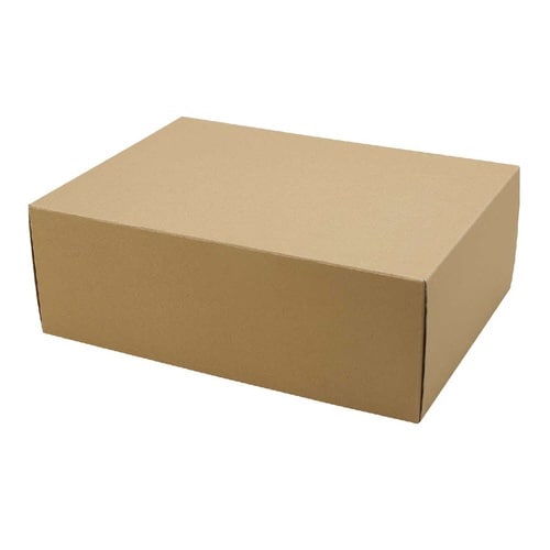 収納 フタ付きボックス Lサイズ クラフト×5