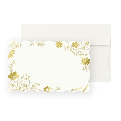 メッセージミニカード封筒付きグレイスフラワー×10