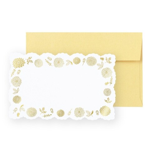 メッセージミニカード封筒付きグレイスブルーム×10