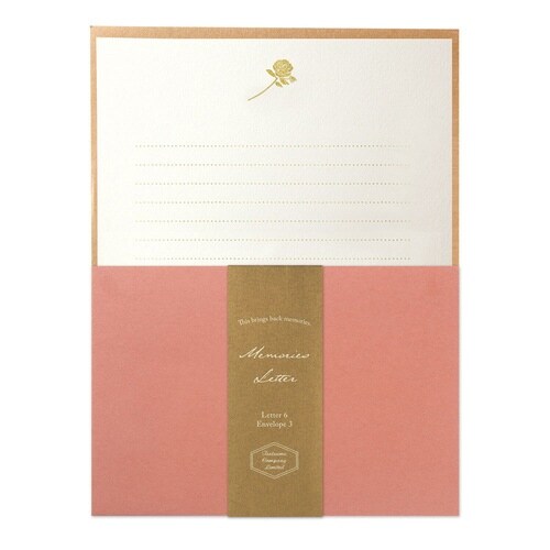 レターセット ばらの花×10