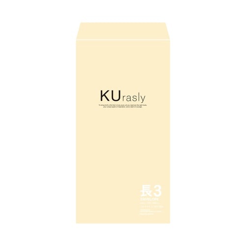 カラー封筒 長3 15枚入 アイボリー×15