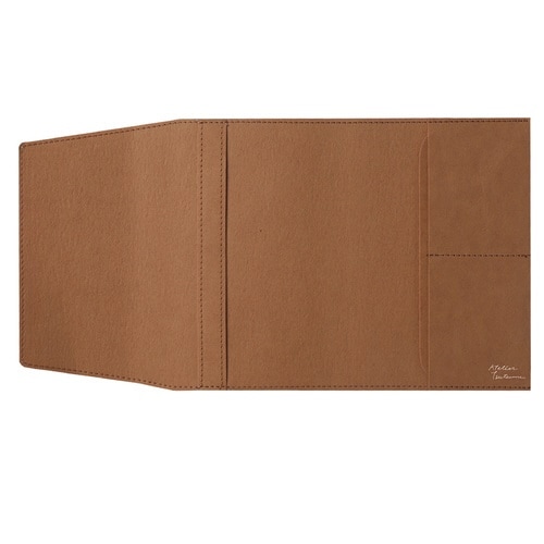 ブックカバー 文庫・A6サイズ キャメル×3