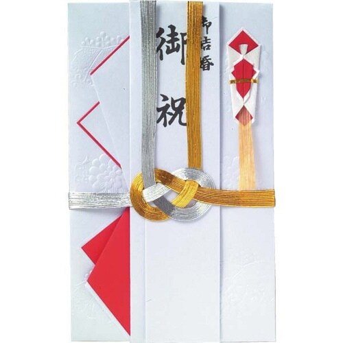 祝儀袋 特中 金銀10本 赤×10