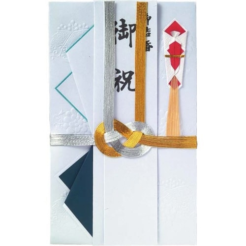 祝儀袋 結婚祝い 特中 金銀10本 青×10