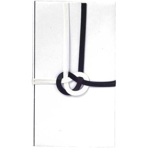 不祝儀袋 弔事 東京折 黒白 1枚入×20