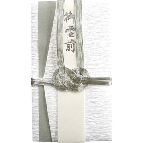 弔事 新檀紙 双銀10本 短冊入×10