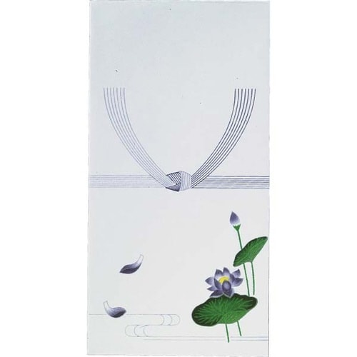 不祝儀袋 万型 蓮 10枚入×10