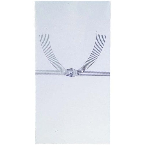 不祝儀袋 万型 藍銀 10枚入×10