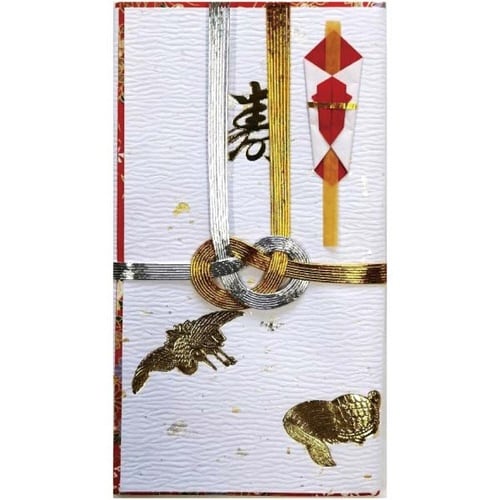 夫婦紙 万型 ぽち入り 赤×10