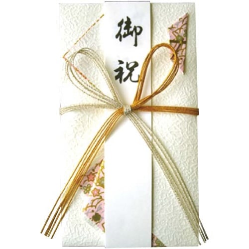 祝儀袋 浪漫 蝶結び 赤×10