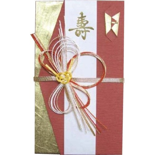 祝儀袋 創作金封 結 紅×5