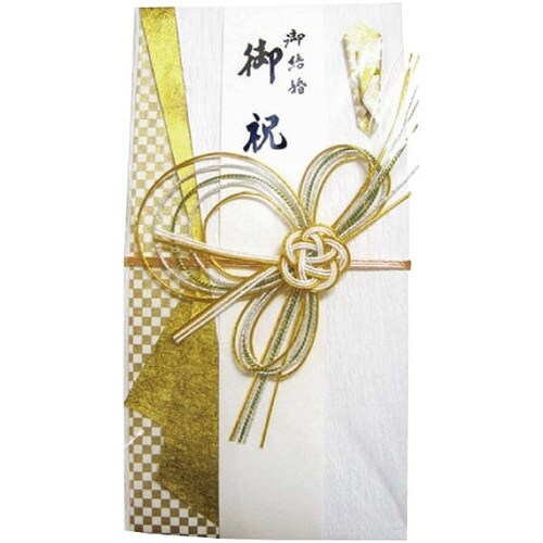 祝儀袋 創作金封 市松 金×5