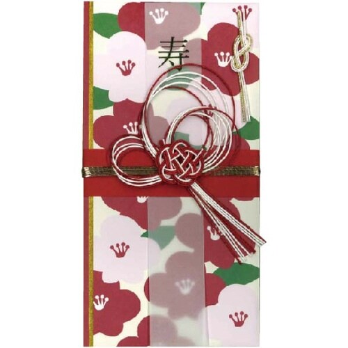 祝儀袋 花模様 つばき×5