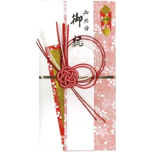 祝儀袋 創作飾り 和模様 紅×5