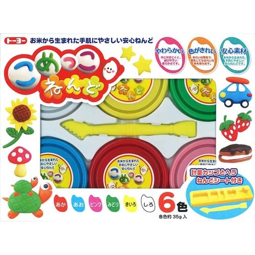 こめっこねんど(6色)×5