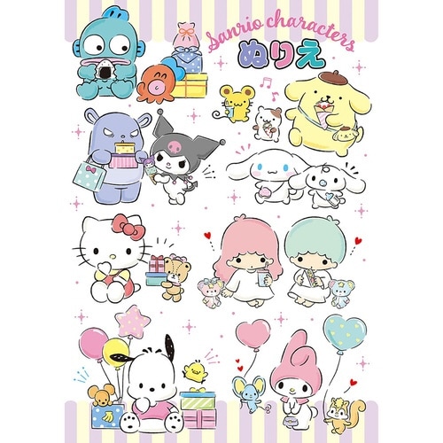 B5ぬりえ サンリオ×20