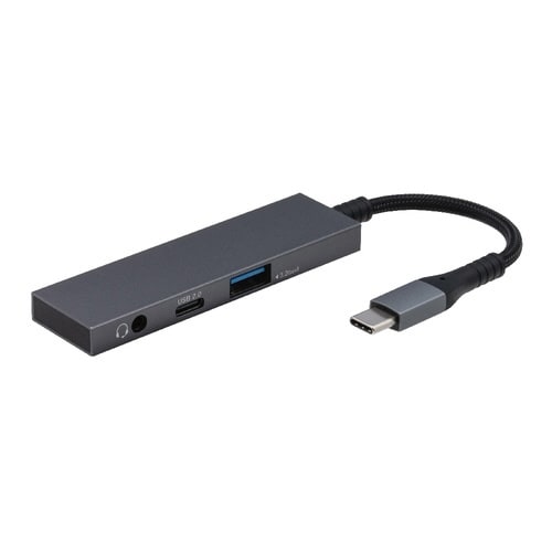 USB3.2Type−C2pアルミハブ/グレー