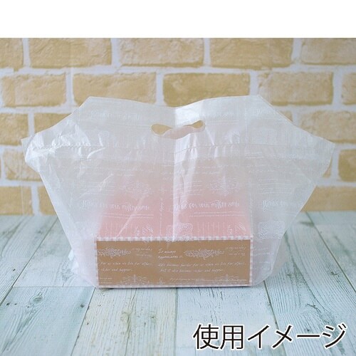 手提げポリ袋130706TOバッグメッセージM