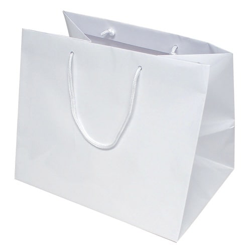 手提紙袋YOH−194スレッガーバッグ白 広L
