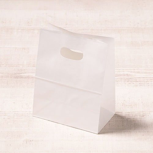 手提げ紙袋 イーグリップ ホワイト M500