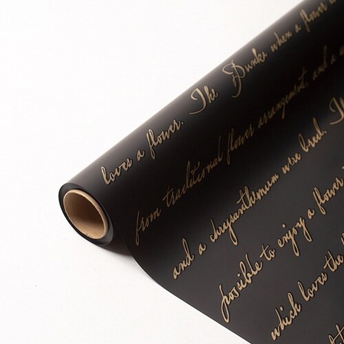 ラッピングペーパーOPデラックス#3BK/GD