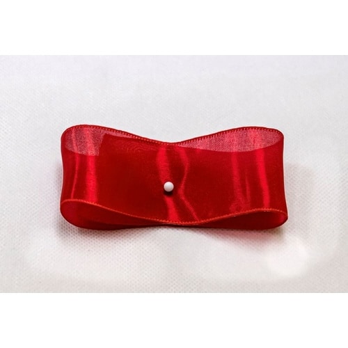 リボンデコレーションリボン38mmNo6レッド