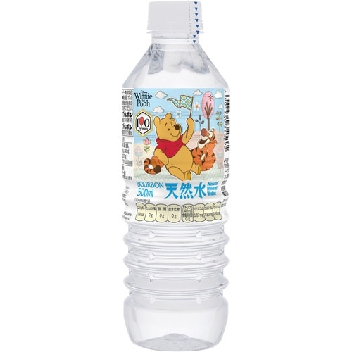 くまのプーさん天然水500ml 24本