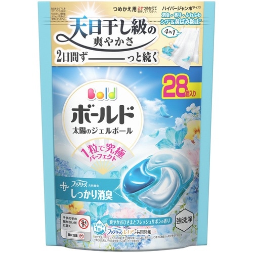 ボールドジェルボール Fフラワーサボン替28個×5