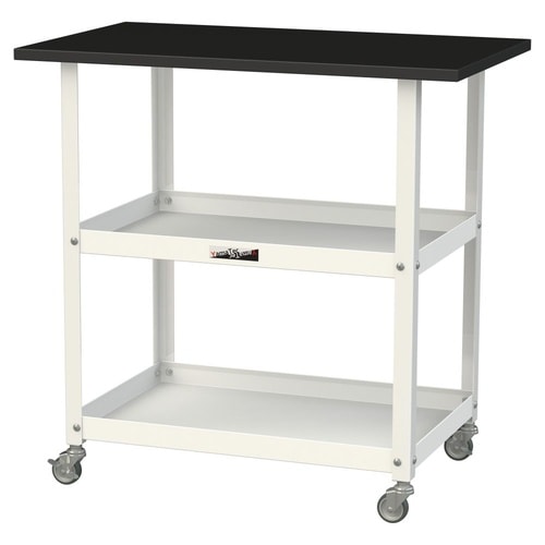 天板付きワゴン移動式LKTC−7545BKW