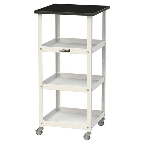 天板付きワゴン移動式LKTCH−4545T3BKW