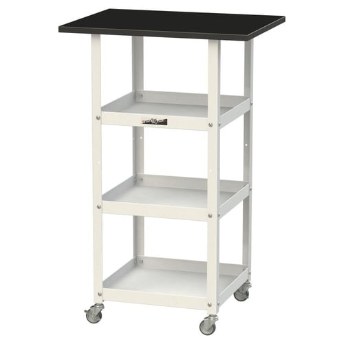 天板付きワゴン移動式LKTCH−6045T3BKW