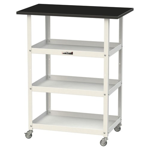 天板付きワゴン移動式LKTCH−7545T3BKW