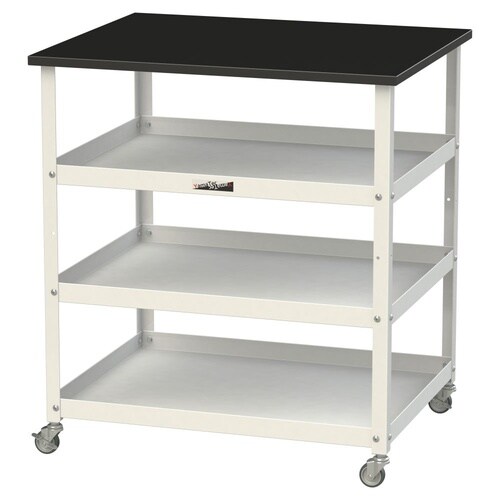 天板付きワゴン移動式LKTCM−7560T3BKW