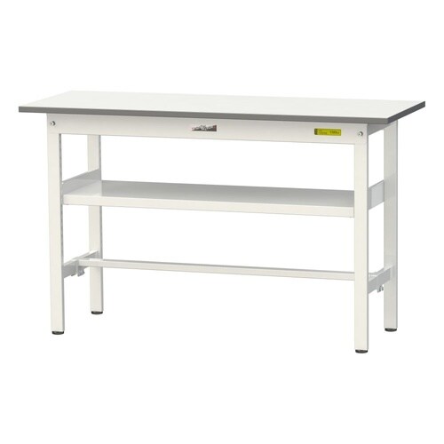軽量作業台中棚付SUP−1245F−WW