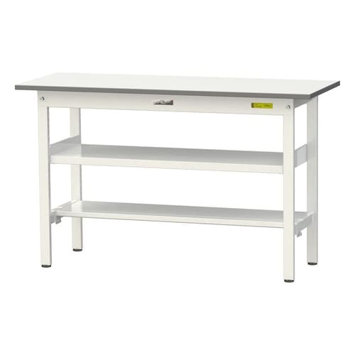 軽量作業台中棚付SUP−1245TF−WW