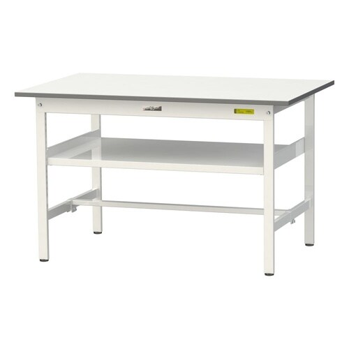 軽量作業台中棚付SUP−1275F−WW