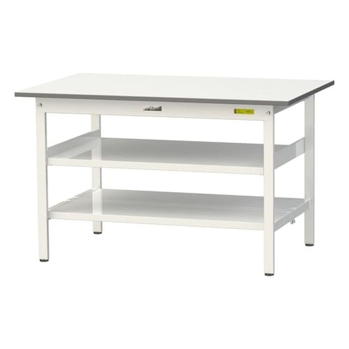 軽量作業台中棚付SUP−1275TTF−WW