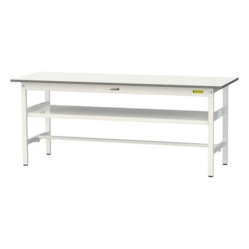 軽量作業台中棚付SUP−1860F−WW