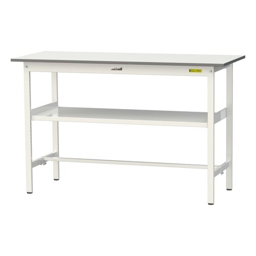 軽量作業台中棚付SUPH−1560F−WW