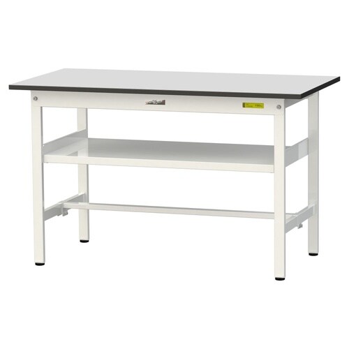 軽量作業台中棚付SUR−1260F−GYW